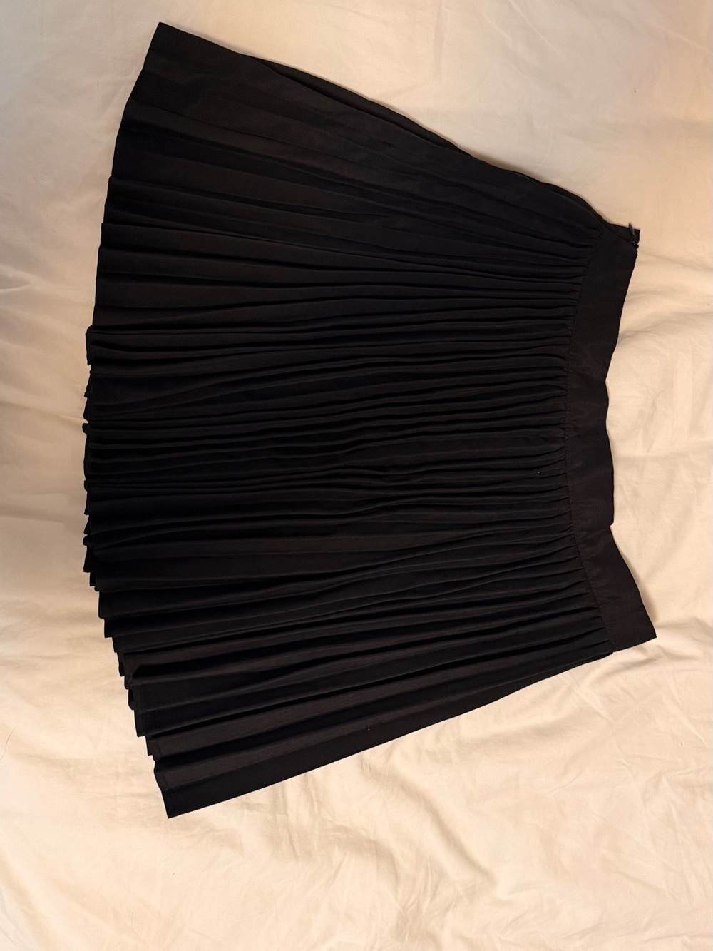 Classic Black Pleated Women's Skirt